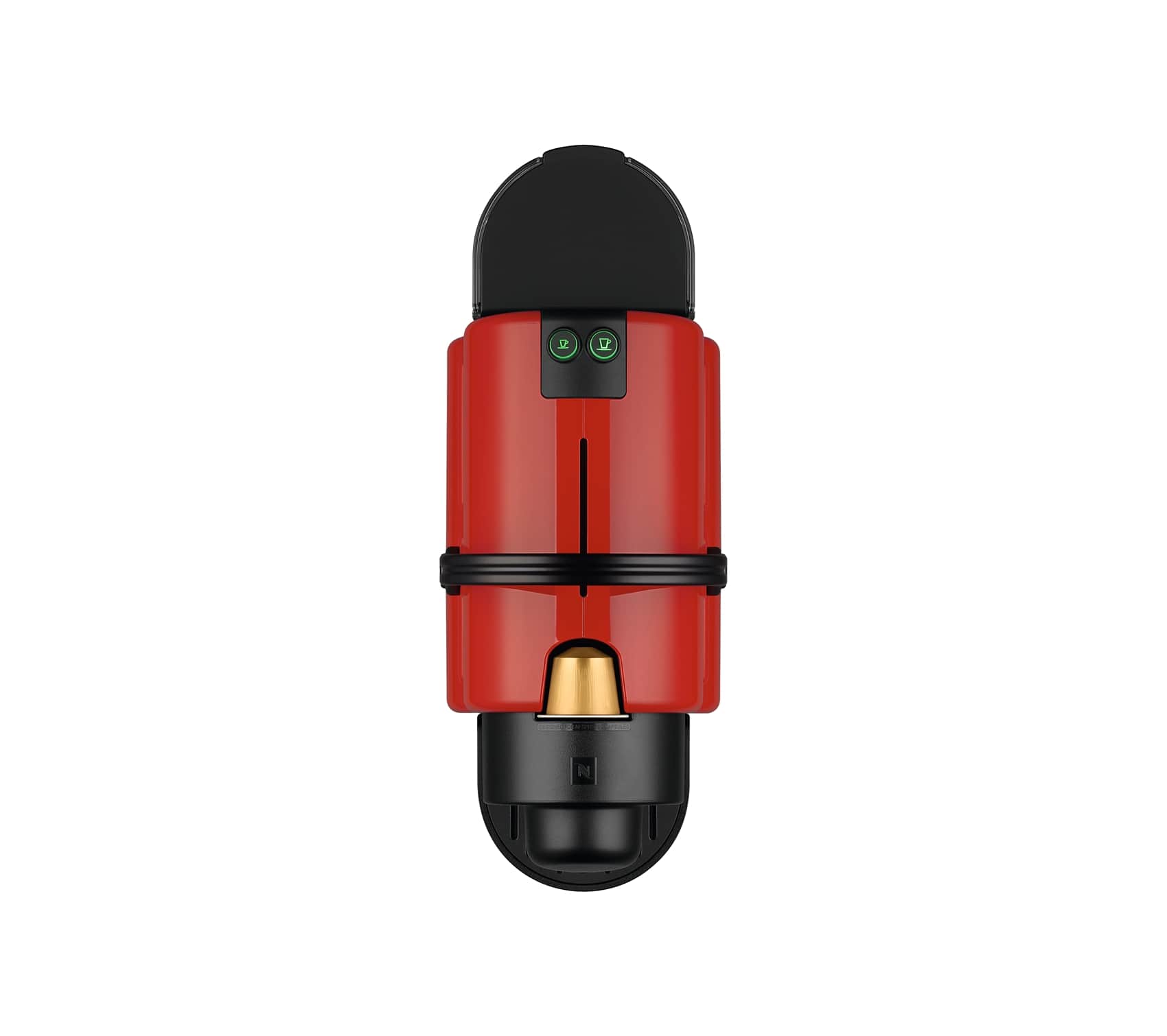 NESPRESSO Inissia C40 Red Coffee MachineKitchen AppliancesWith a tiny footprint, compact, lightweight and equipped with an ergonomic handle, the Nespresso Inissia is a smart little coffee machine to make your life easier. Inissia is available in a full pa