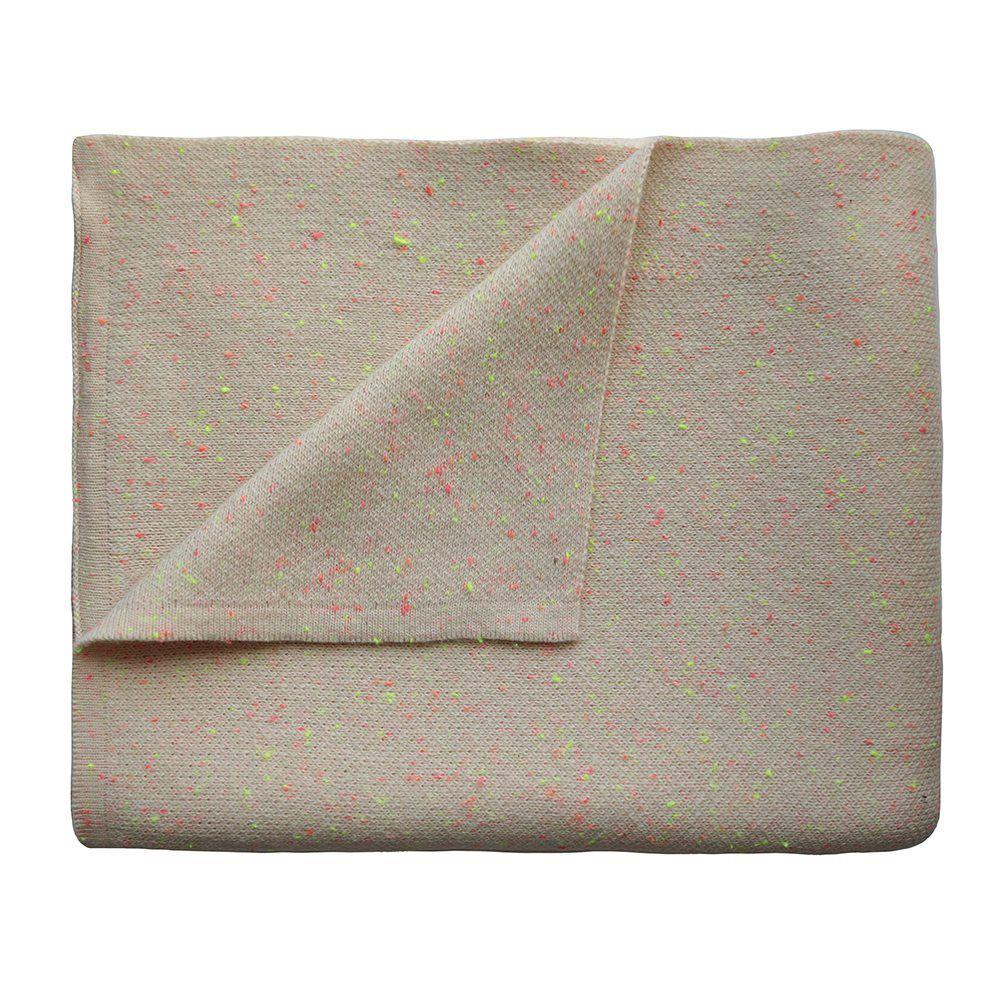 Mushie Knitted Baby Blanket Confetti