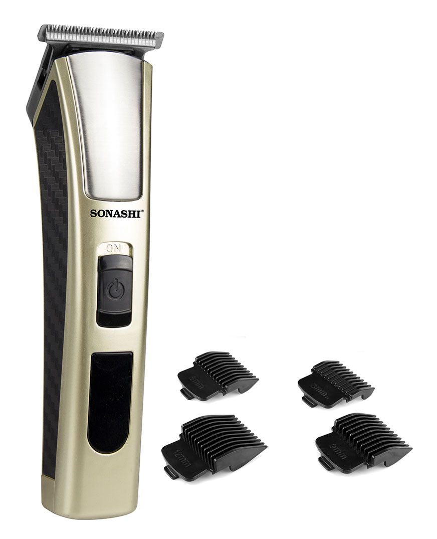 Sonashi Rechargeable Hair Clipper (Gold-Black)