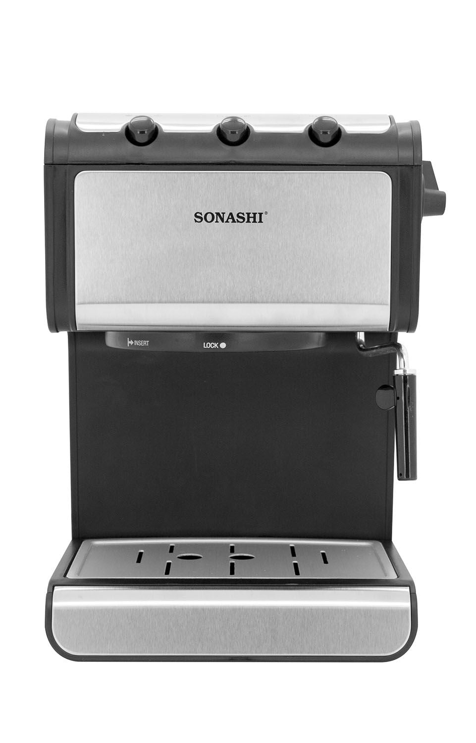 Sonashi 3-In-1 Coffee Machine 850W SCM-4960 Silver/Black