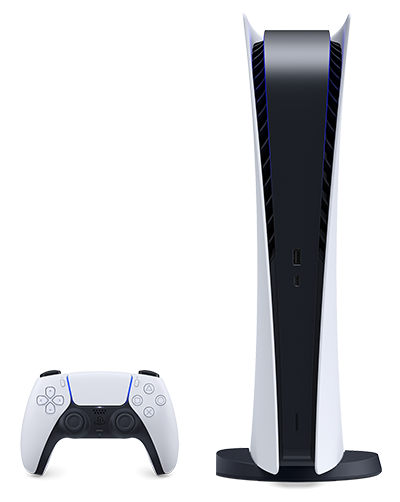 Sony PlayStation 5 Digital Edition Console With Extra DualSense Wireless ControllerConsolesBundle Includes: Sony Playstation 5 - Digital Edition (UAE) Sony PlayStation 5 DualSense Wireless Controller Play Has No Limits Key Features: Overpowering velocity