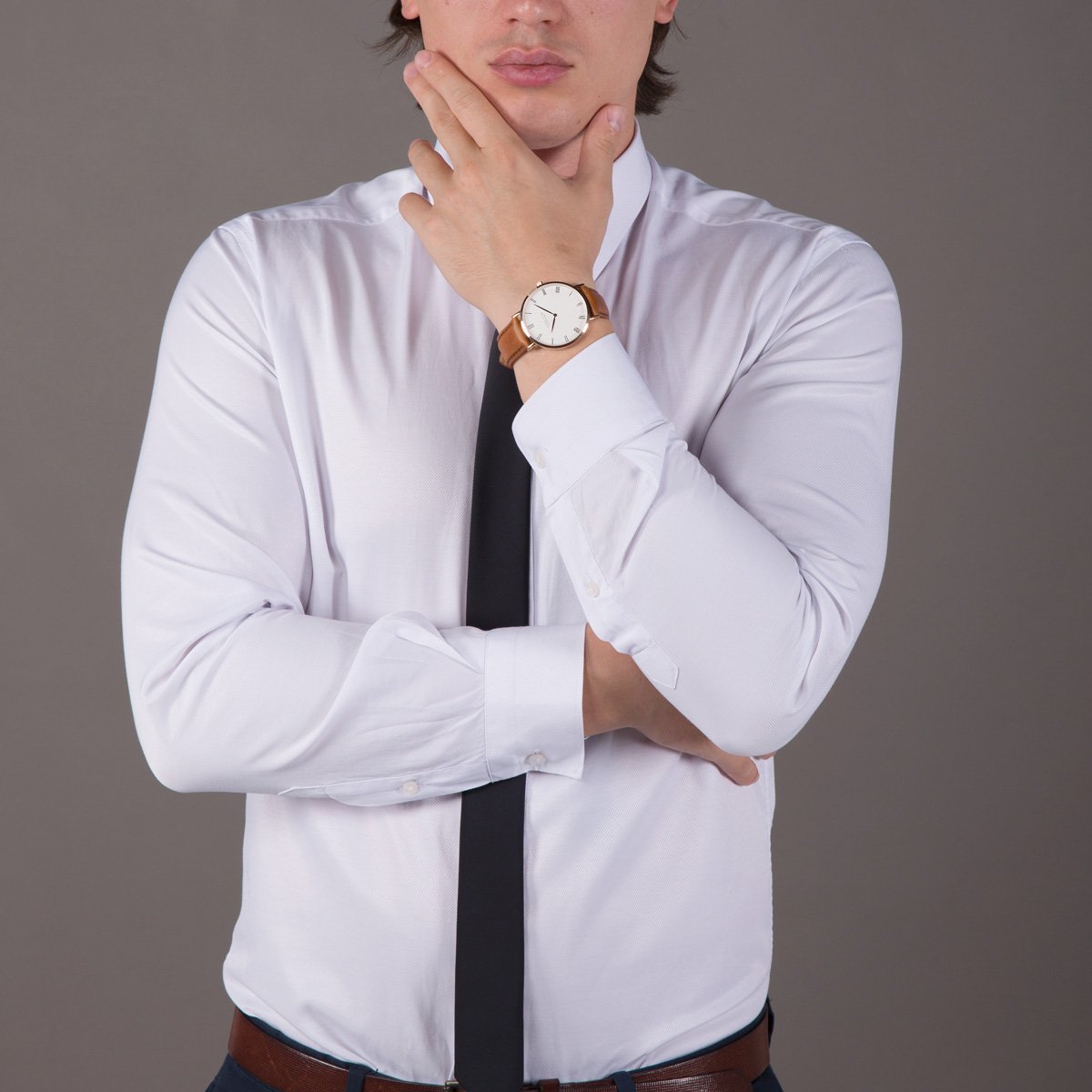 Holborn Classic FM Duke 40mmJewellerySleek and minimal, the FM 40 series upholds the bygone Victorian era's grandeur combined with a touch of modern Bauhaus design. Carved in stainless steel, this masterpiece boasts classy looks for those everyday moments