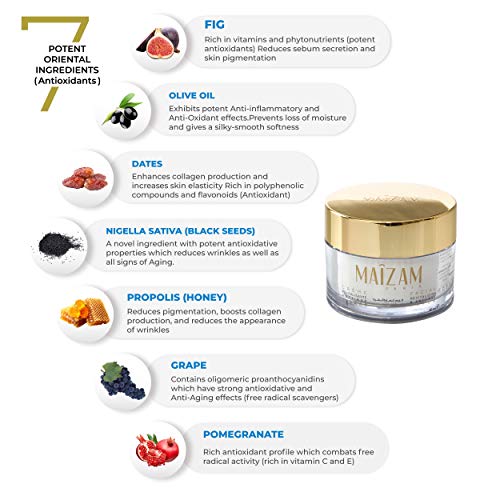 MAIZAM PARIS - Facial Revitalizing and Anti-Age CreamPersonal CareMAIZAM Skincare Facial Revitalizing and Anti-Age Cream Anti-Wrinkle Tightens Skin Reduces Wrinkles & Fine Lines best Gift for Men Women Suitable for all Ages Key Features: Anti-aging & anti