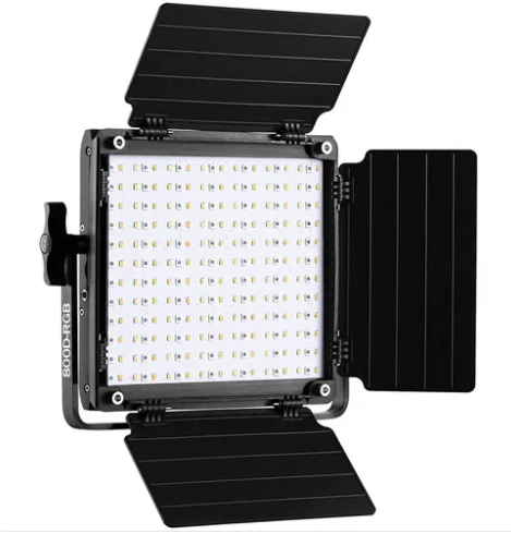 GVM 800D-RGB LED Studio Video LightCamera Accessories3200 to 5600K Plus RGB Control, CRI97 Measures 10.6 x 10.3 x 2″ 0 to 100% Dimming, Beam Angle: 120° 4-Way Barndoors, AC Power Adapter The 800D-RGB LED Studio Video Light from GVM is a versatile 10.6 x 1
