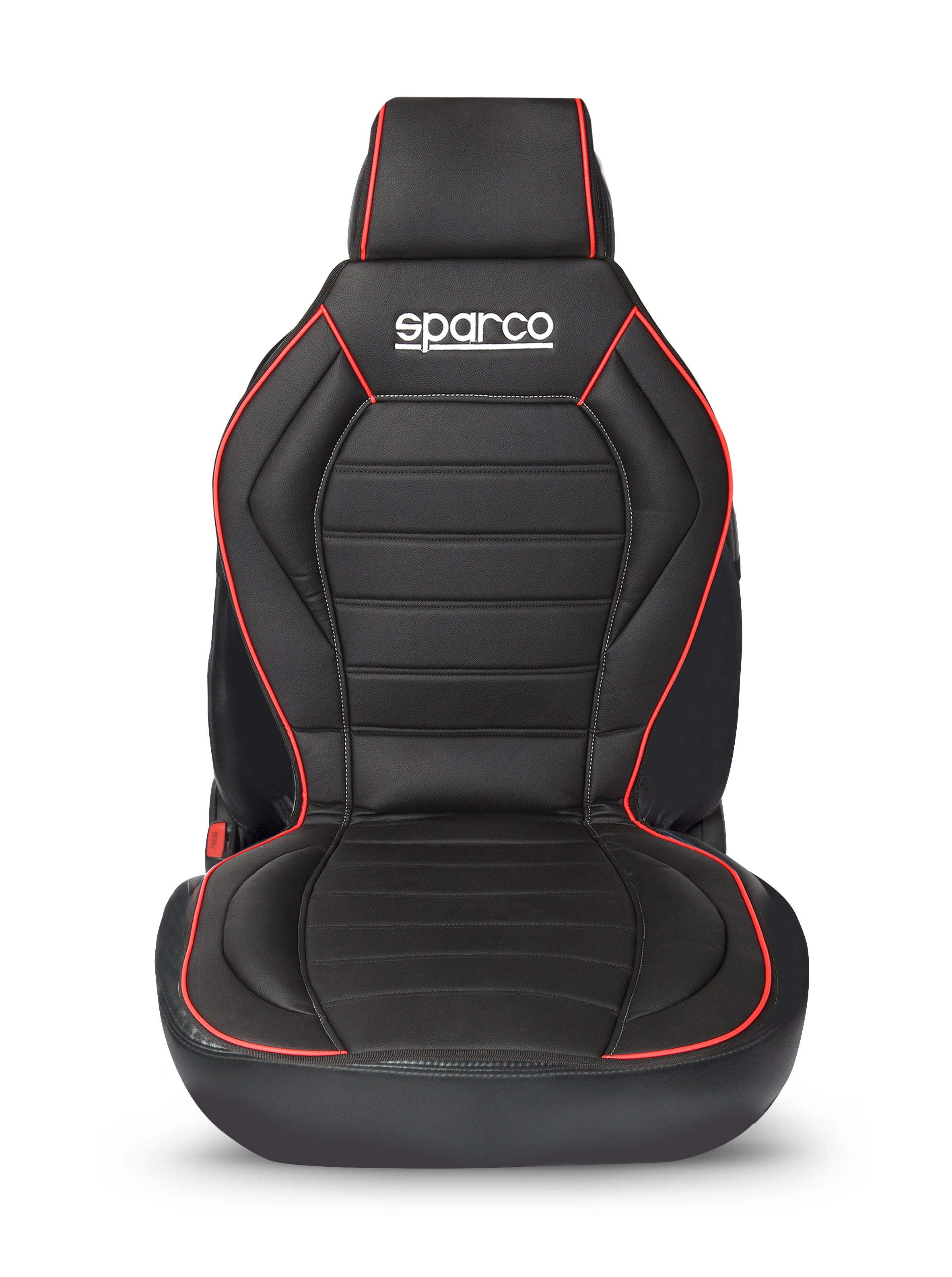 Sparco Universal Backrest 3DCar AccessoriesSparco logo detail. 10 mm foam lamination down the middle that provides extra padded comfort. PVC material with colorful piping. New installation system, 3 fixing points. Sport performance design that is breathab