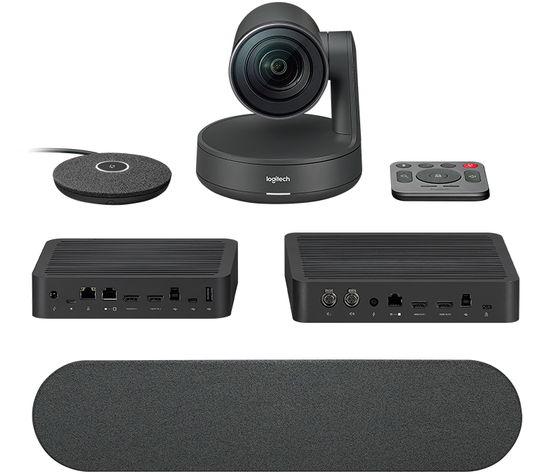 Logitech Rally Video Conference System - 960-001237Audio & VideoLogitech Rally delivers studio-quality video, unmatched voice clarity, and RightSense automation for better meetings with video conferencing applications that work with USB devices. Modular a