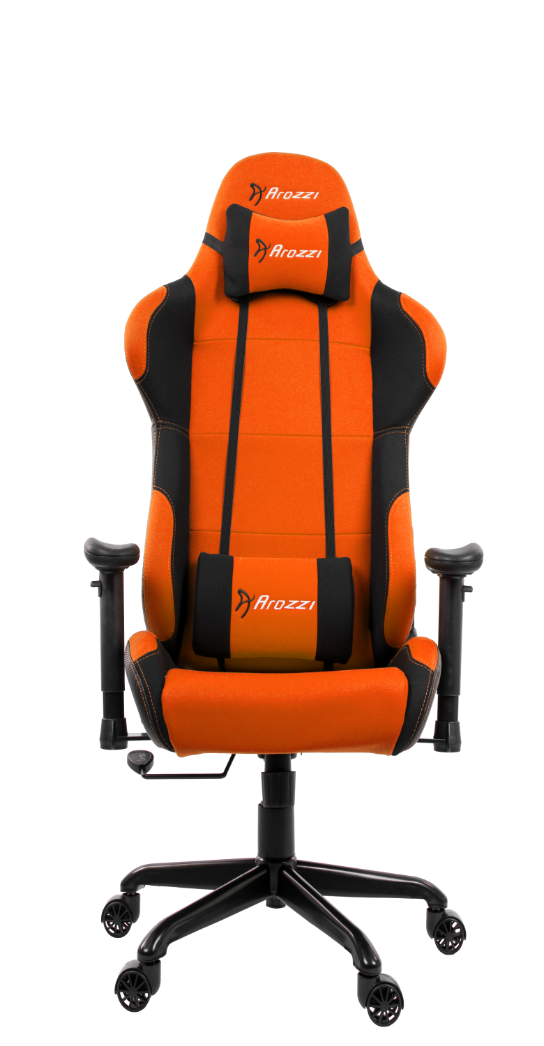 Arozzi Torretta Gaming Chair V2AccessoriesBreathable fabric & pleather hybrid chair with 2 supportive pillows and 2-dimensional armrests.The Torretta series offers quality breathable fabric as well as pleather on the backside of the backrest designed for