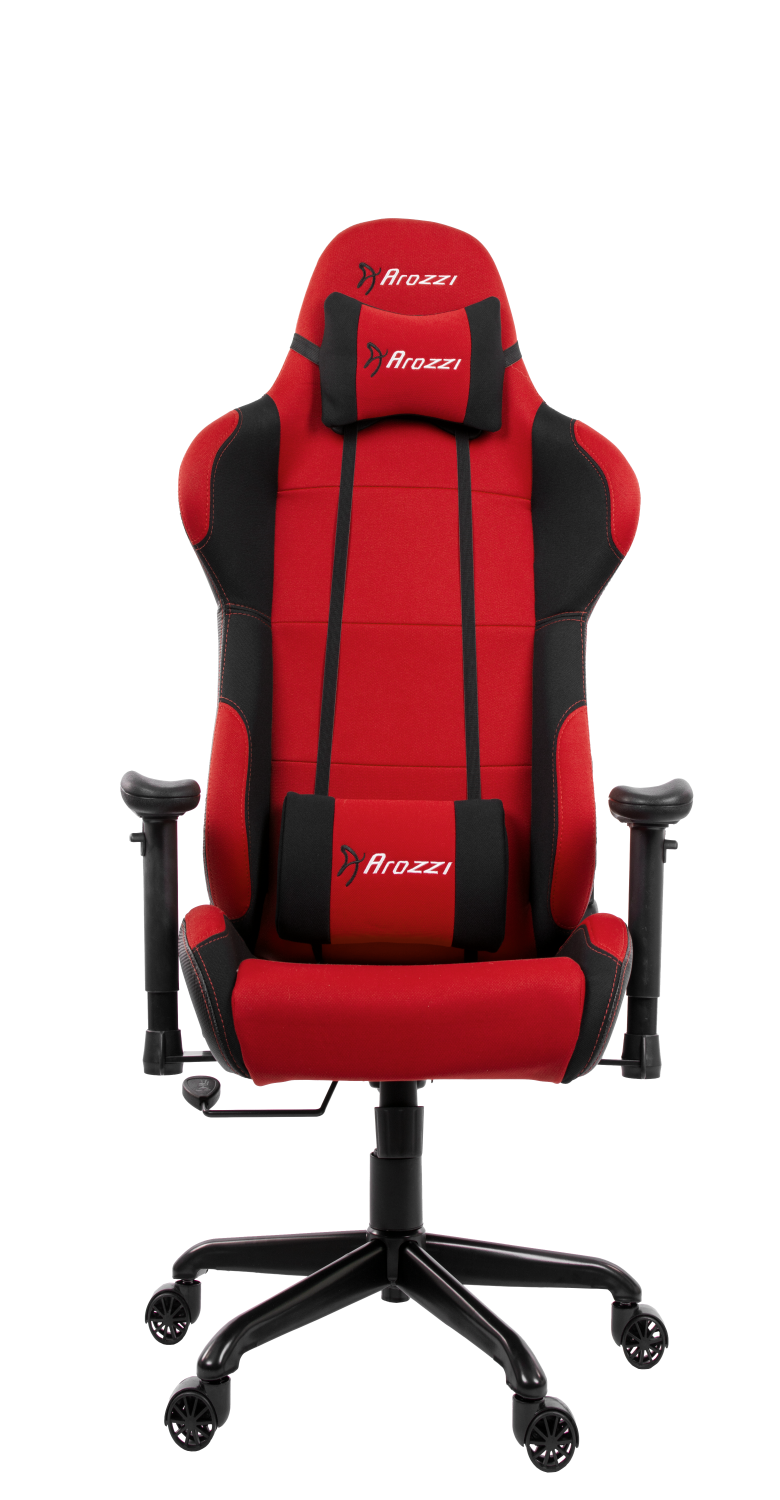 Arozzi Torretta Gaming Chair V2AccessoriesBreathable fabric & pleather hybrid chair with 2 supportive pillows and 2-dimensional armrests.The Torretta series offers quality breathable fabric as well as pleather on the backside of the backrest designed for