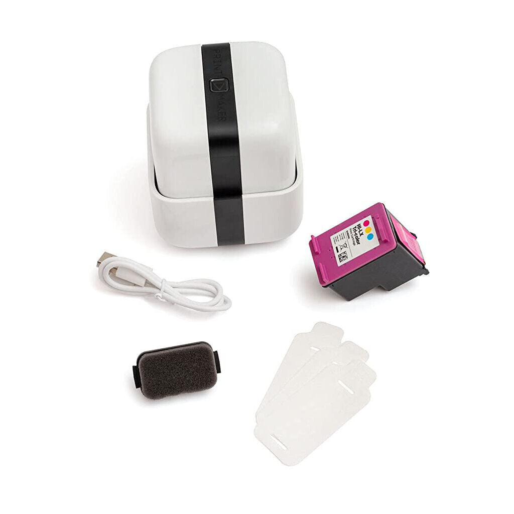 We R Memory Keepers R Printmaker KIT, Mini Printer - ClearPrinters & AccessoriesGlide, print, and make DIY designs with this handheld PrintMaker. Built-in light guide to illuminate the printing path It can print on many different surfaces including porous