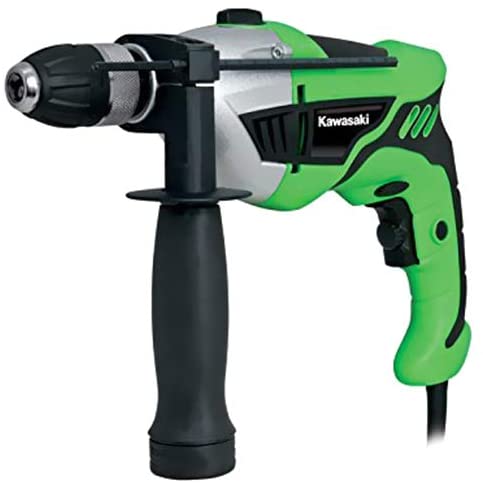 Kawasaski 850 Watts 13mm Impact Drill - 603010140Tools & Home ImprovementsBrand: Kawasaski Power Source: Corded Electric Type: Drills Model Number: 603010140 Voltage Rating: 230 Volts Package Dimensions : 31.8 x 27 x 8.2 cm; 2.91 Kilograms