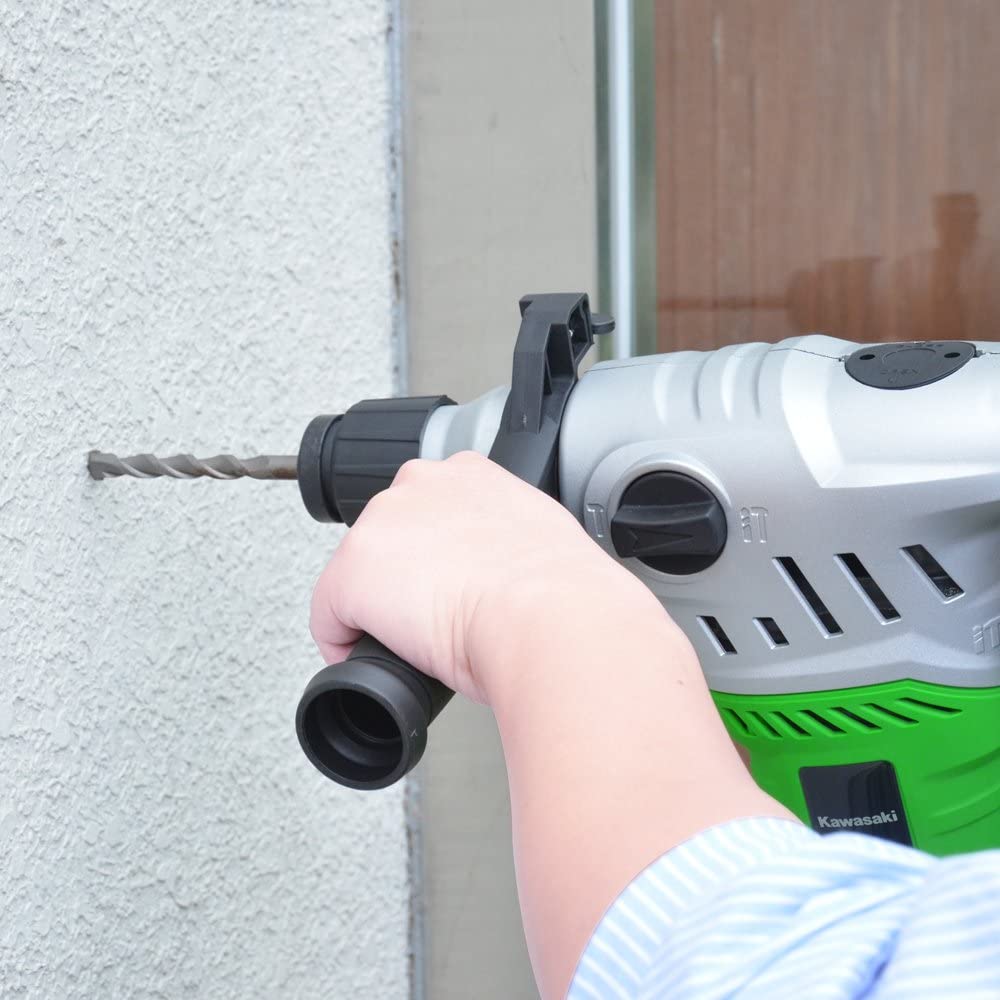 Kawasaki 603010100 1500 Watts Rotary Hammer DrillTools & Home ImprovementsBrand: Kawasaki Power Tools Type: Hammers Power Consumption: 1500 Watts Voltage Rating: 230 Volts Package Dimensions : 43.5 x 33.5 x 16.3 cm; 7.74 Kilograms