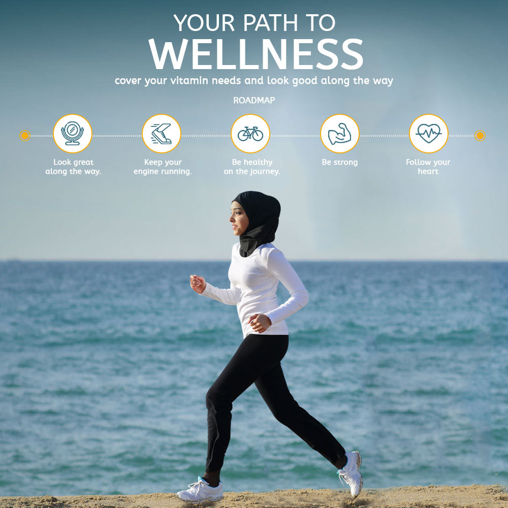 Blue Angel Farm | Halal Certified | Women’s Multi Vitamin & Mineral | High in Vitamin D, B12, Biotin | +Glutathione +Probiotics +CoQ10 | Daily multivitamin tablet (60 tabs)HealthBLUE ANGEL FARM Essentials Multi-Vitamin Tablets Immune Support Women’s Daily