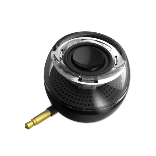 Merlin Sonic ORB Pocket SpeakerAudio & VideoMerlin’s Sonic Orb is a 3.5mm portable mini speaker that packs quite a punch for a speaker its size. Designed to add high-quality audio to your smartphone, MP3 player, tablet, or any other device with a 3.5mm he