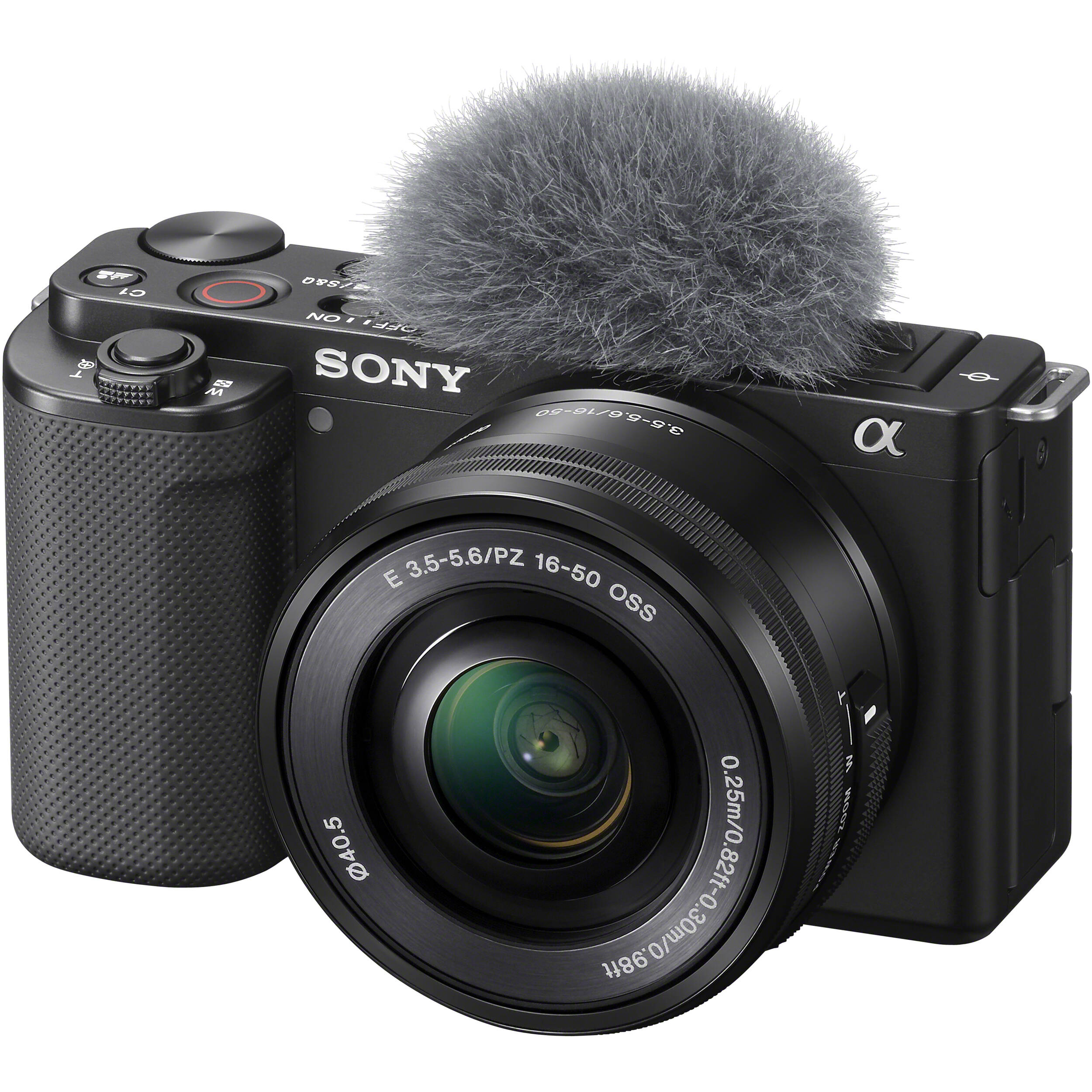Sony Alpha ZV-E10 | Interchangeable-Lens Video Camera with 16-50mm f/n Power Zoom Kit LensCamerasCapture more of your world Choose how you see the world, and pick the lens that matches your style Choose just the right lens from Sony's extensive range of E