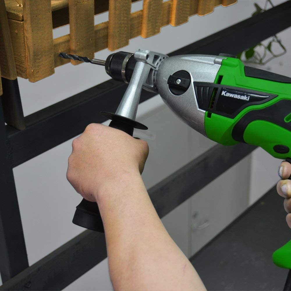 Kawasaski 1200 Watts 13mm Impact Drill - 603010150Tools & Home ImprovementsBrand: Kawasaski Power Source: Corded Electric Type: Drills Model Number: 603010150 Voltage Rating: 230 Volts Product Dimensions: 36.19 x 27.79 x 10.01 cm; 3.42 Kilograms
