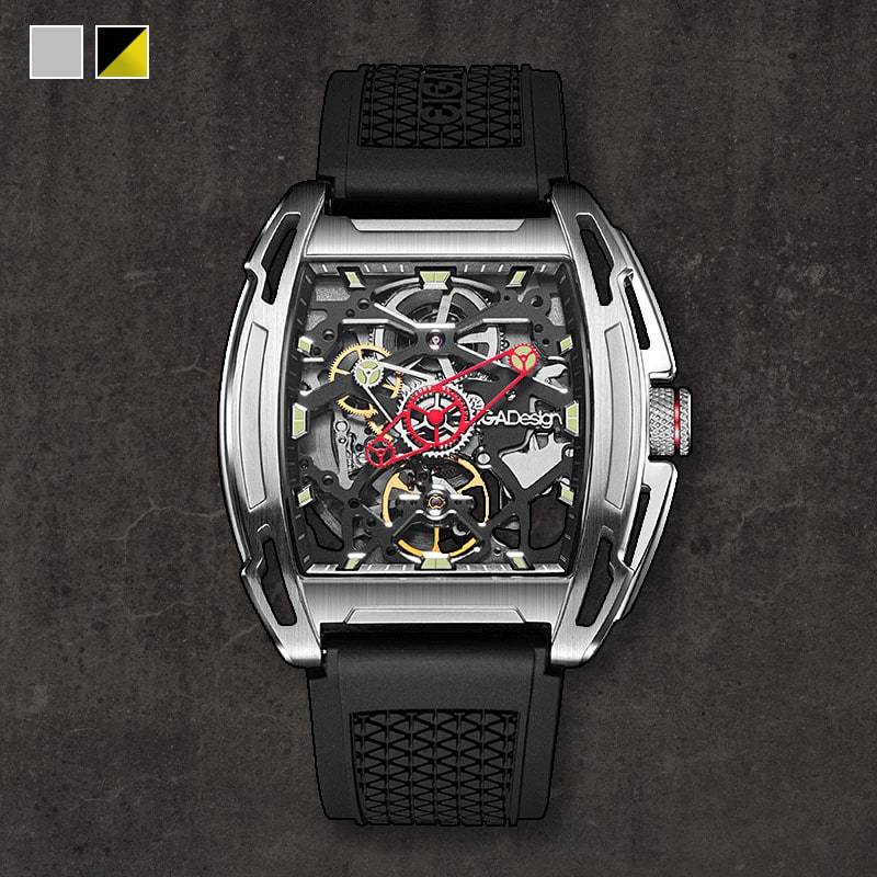 CIGA Design Z-Series Exploration Automatic Mechanical Skeleton WatchJewelleryBand Closure: Buckle Watch Band Width: 22 mm Watch Type: Wrist Watch Water Pressure Resistance: 3 bar Watch Case Diameter: 48 mm Display Type: Analog Chronograph Feature: No Cust