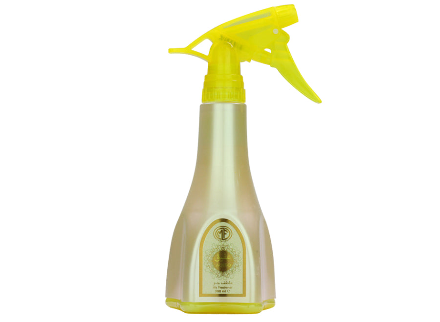 MFCreations Air Freshener Aqeeq 300MLHome EnvironmentMFCreations Air Fresheners exude oriental feelings that give you the feel of the Arab Culture! With the oriental smell, take the feel with you wherever you go. The Air Freshener comes in an easy-to-use