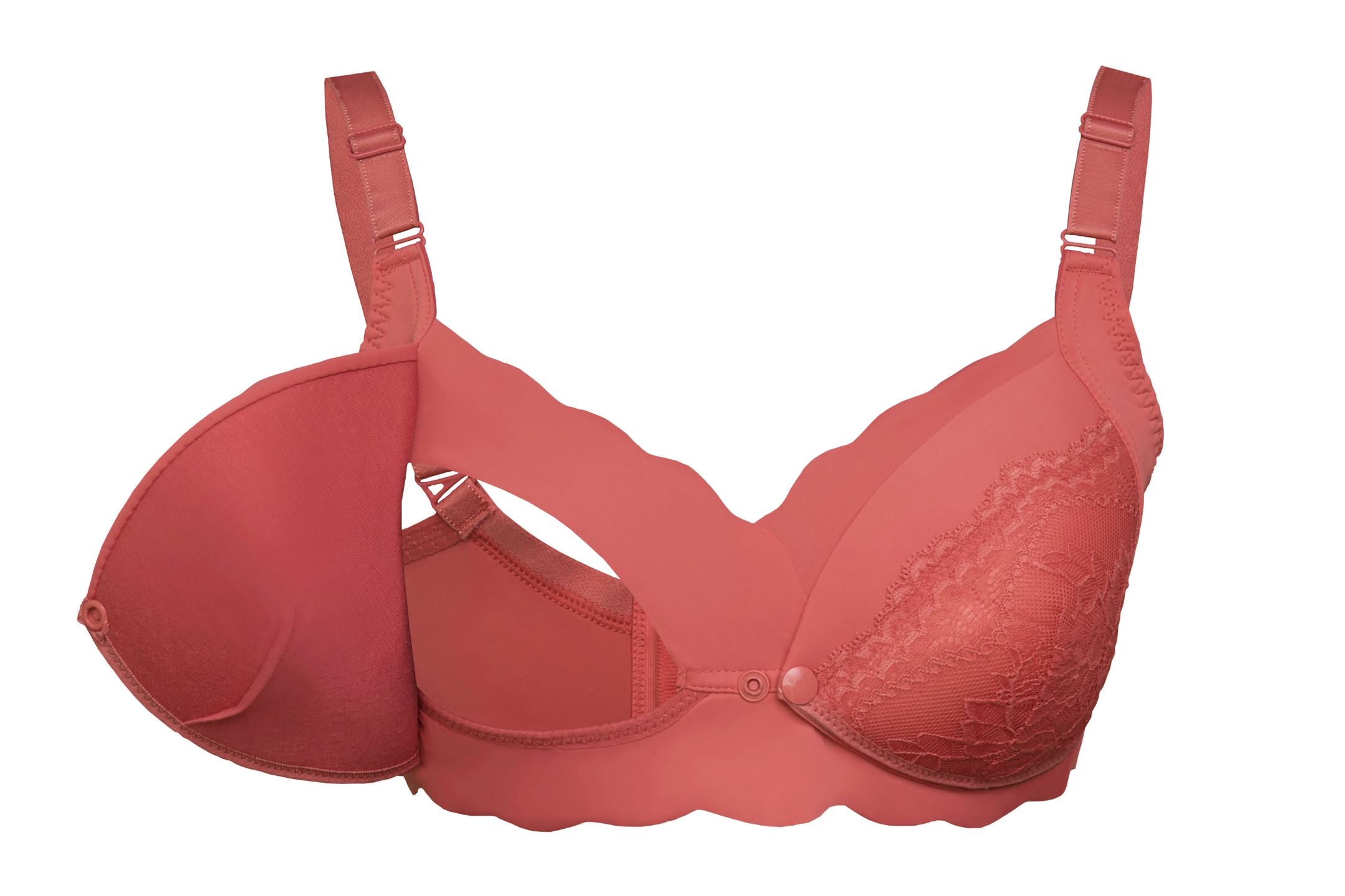 Okus - Seamless Nursing BraNursing & FeedingSeamless design to reduce friction. Soft, breathable cotton, comfortable and wire free design for added comfort .4 rows back closure.It has cups with flaps that can be easily opened to provide access to your bre