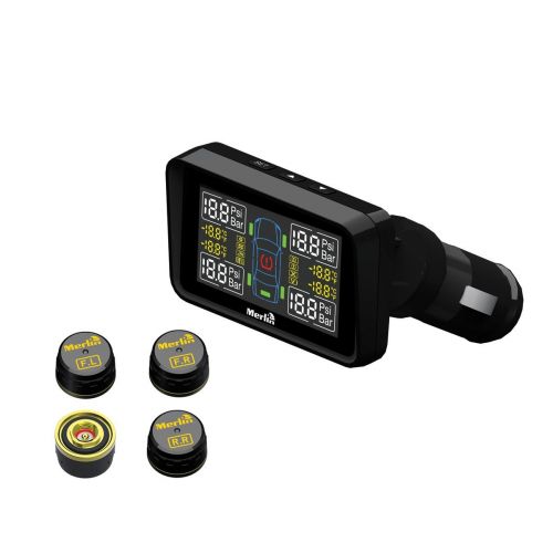Merlin Tire Tracker Pressure Monitoring SystemRepair ToolsTireTracker is a highly efficient tire pressure monitoring system that continuously detects your vehicle’s tire pressure and temperature to instantly alert you when tire pressure drops or helps you