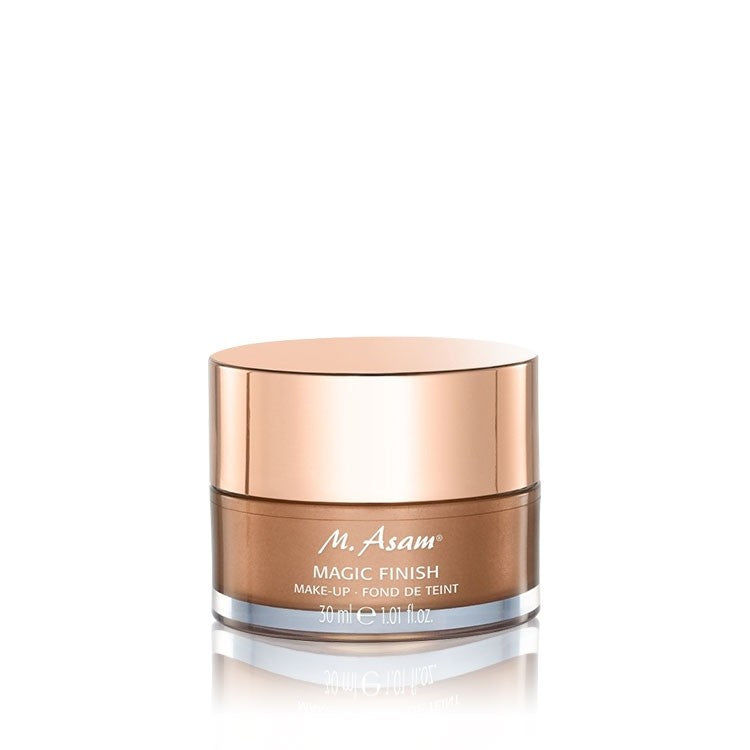 M. Asam Magic FinishMake-upWe could all use a little magic in our lives. Give the illusion of a flawless complexion without having to dig out the ol' magic wand. This makeup blends beautifully into your skin, reducing the look of wrinkles and other imperf