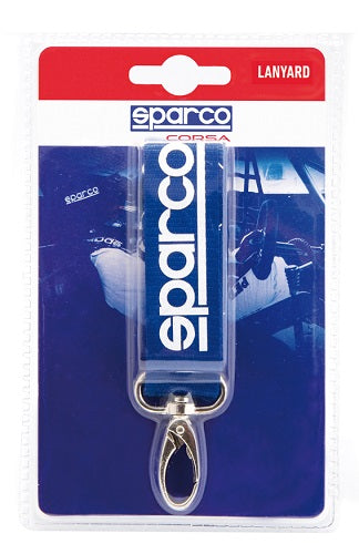Sparco Lanyard Double Blister Blue - Key ChainCar Accessories100% Polyester. Printed SPARCO logo. Blue color. 860 x 25 mm. 10 grams