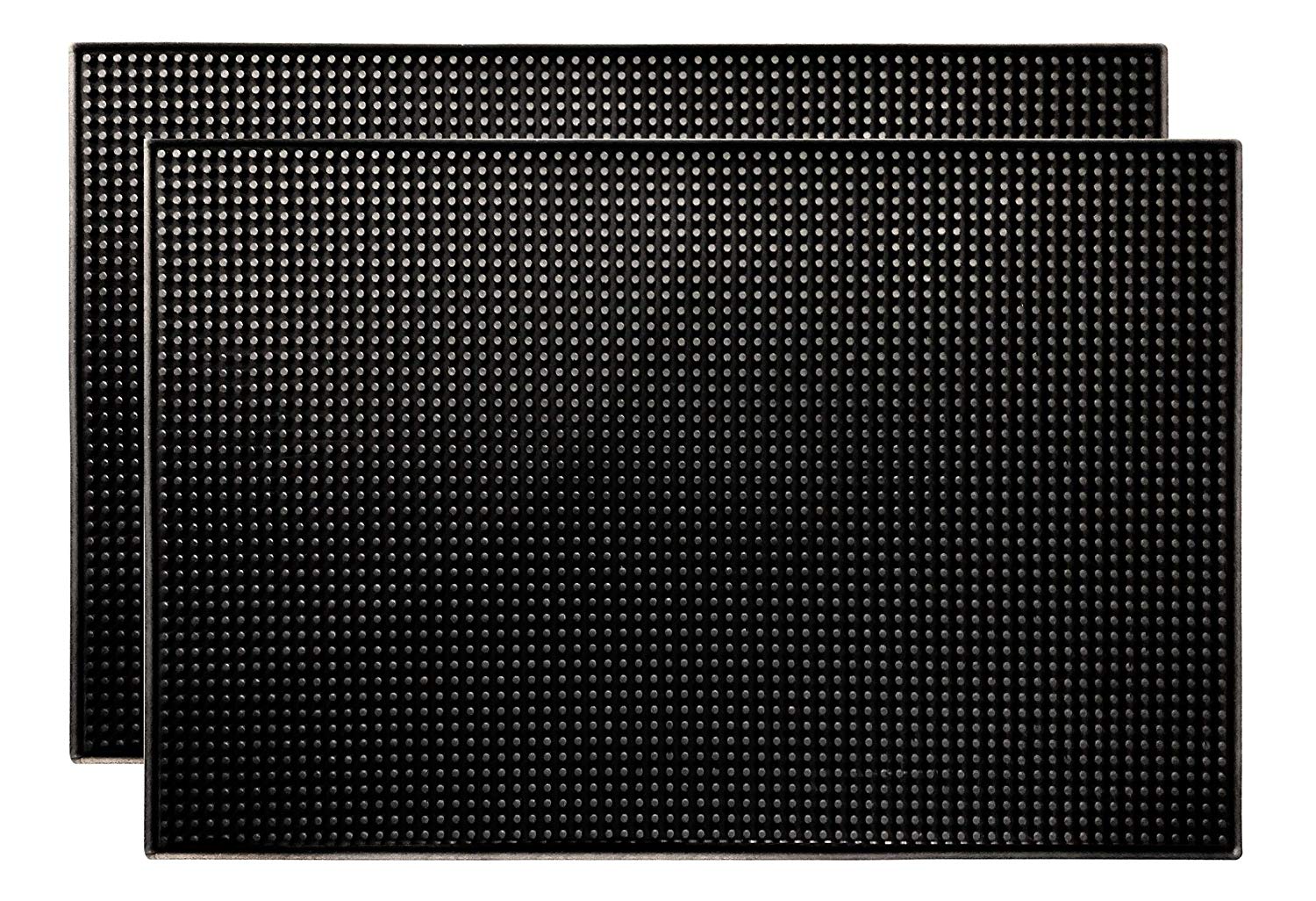 Black Rubber Service MatHome DecorSpecification : Brand: BarPros Material: Rubber Color: Black Dimension: 30 x 46cm