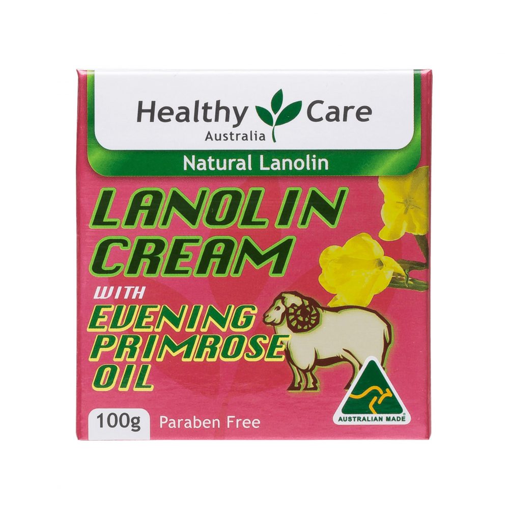 Healthy Care Lanolin Cream with Evening Primrose Oil 100gPersonal CareNatural Australian Lanolin is combined with Evening Primrose Oil to give you a luxury rich cream that helps the skin to maintain good levels of moisture and smoothness and can help reju