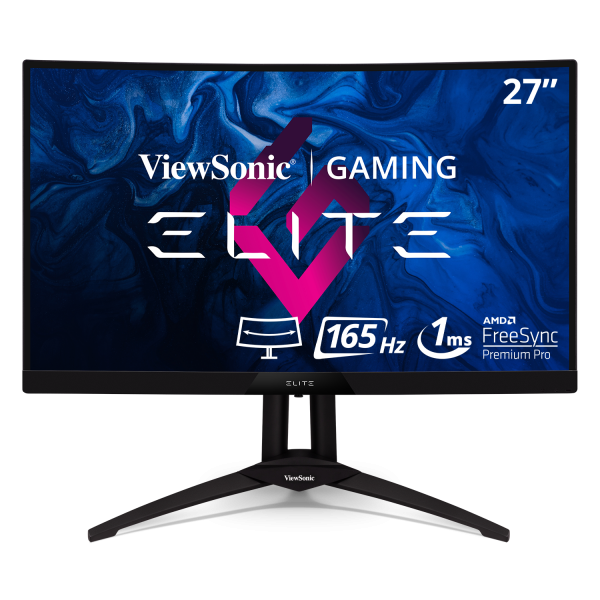 ViewSonic Gaming Monitor 27" IPS Curved XG270QC-VS17911Gaming Laptops & DesktopsWith a hyper-responsive 165Hz refresh rate, curved 3-side borderless design, QHD resolution, and AMD FreeSync Premium Pro, the ELITE XG270QC brings next-gen excitement to real