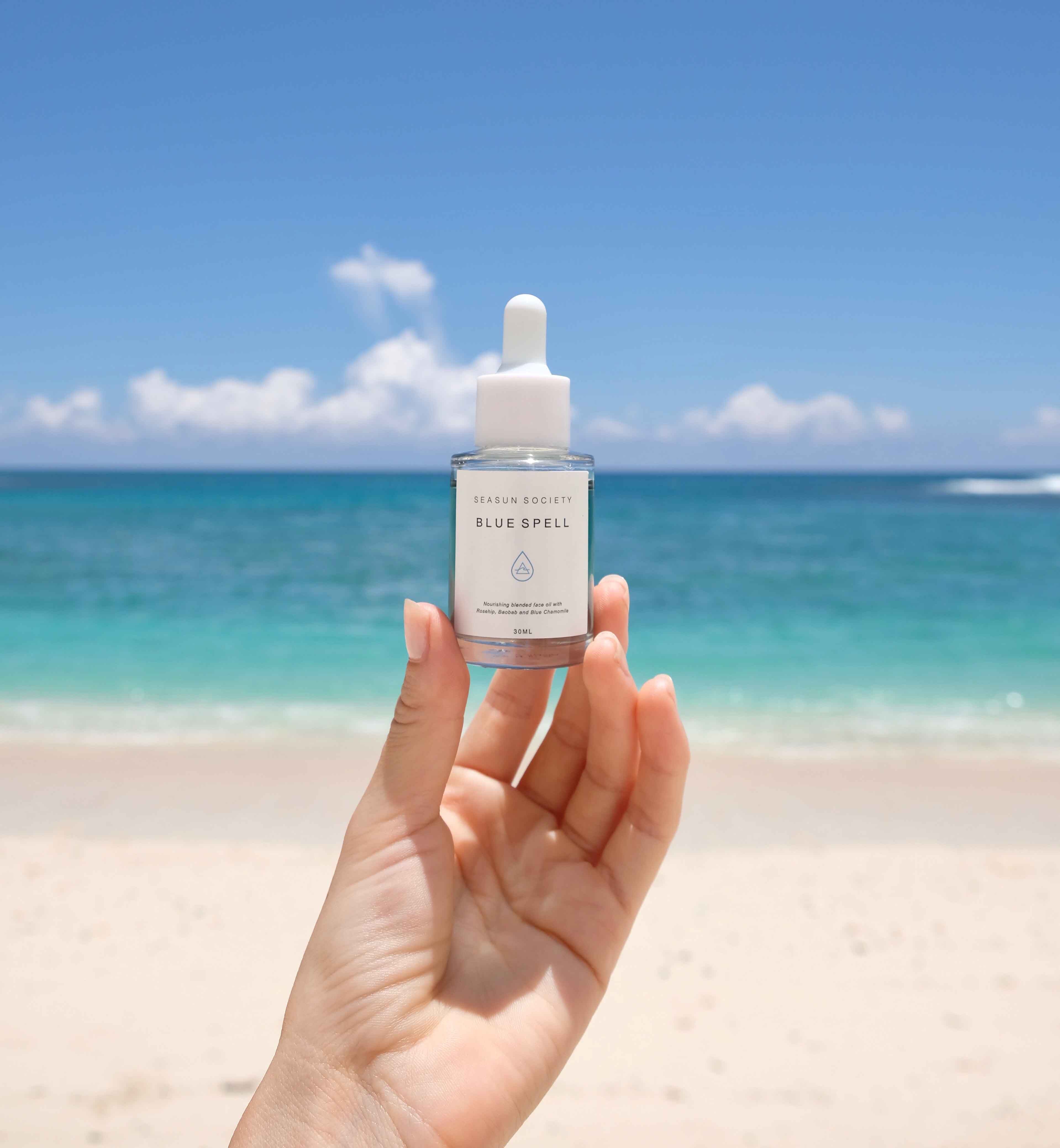 Clean Plant Based Face Duo Kit with Blue Spell Facial Oil & Youth Potion Multivitamin Face Serum by Seasun SocietyPersonal CareBlue Spell is a moisturising facial oil with 7 highly effective ingredients. Our formula is designed to hydrate, soothe, and rep